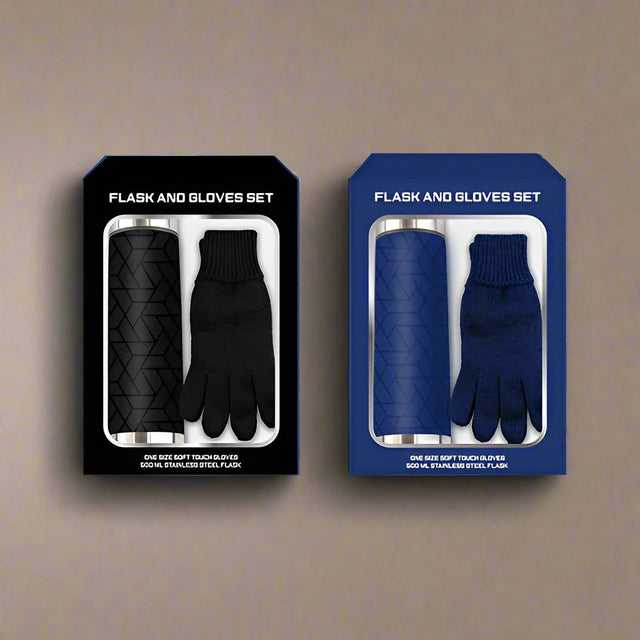 Flask And Gloves Gift Set - EuroGiant