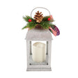 Glitter Led Lantern Warm White B/o - EuroGiant
