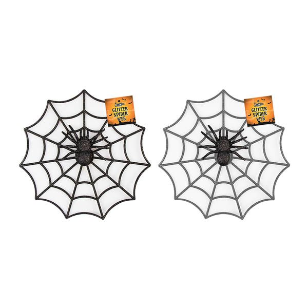 Glitter Spider Web Decoration - EuroGiant