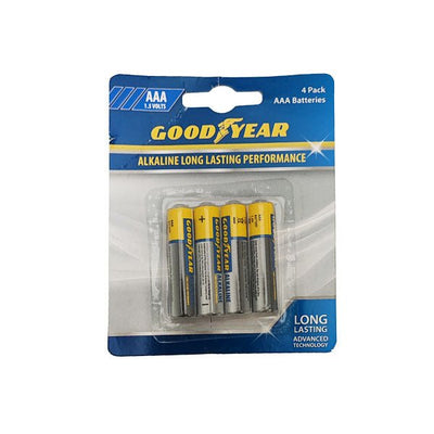 Good Year Battery Alkaline Aaa 4 Pack - EuroGiant
