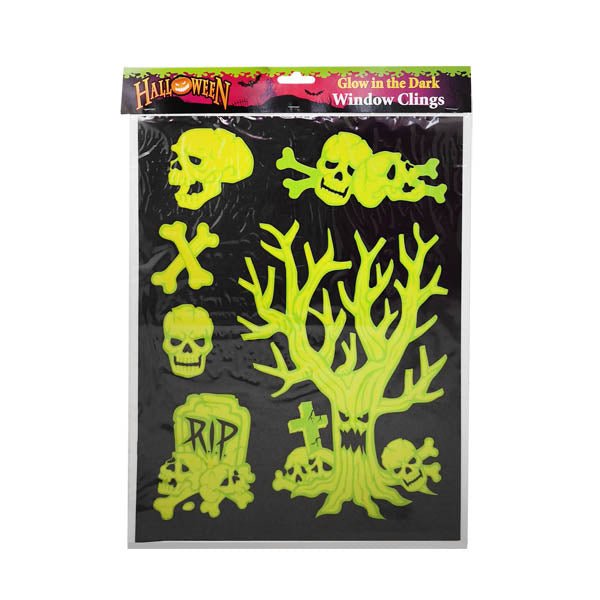 Halloween Glow In The Dark Window Clings - EuroGiant