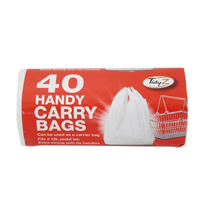 Handy Carry Bags 40 Pk - EuroGiant