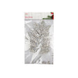 Holly & Ivy Silver Glitter Stems 3 Pack - EuroGiant