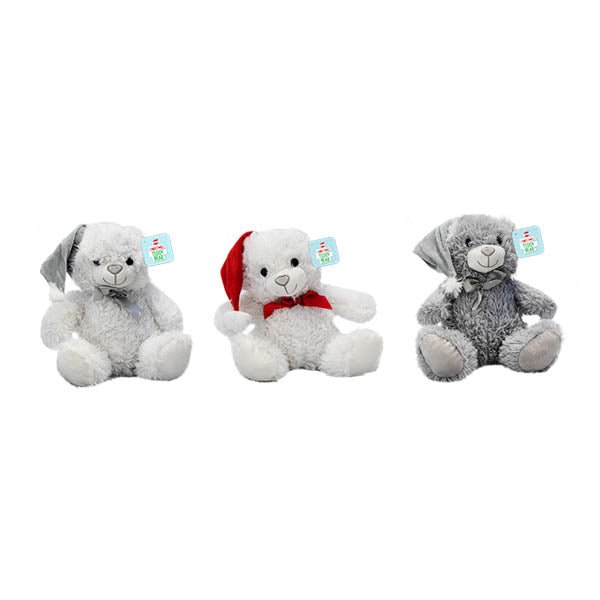Hoot Christmas Teddy Bear 25cm - EuroGiant