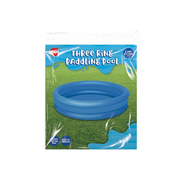 Hoot Three Ring Paddling Pool 1.14x0.25M - EuroGiant