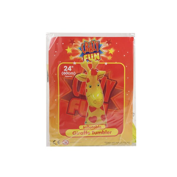 Inflatable Giraffe Tumbler 60cm - EuroGiant