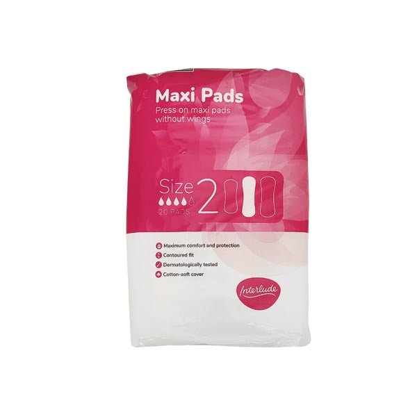 Interlude Maxi Pads Size 2 - 20s - EuroGiant