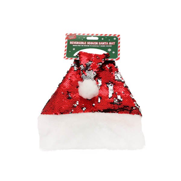 Sequin sale santa hat