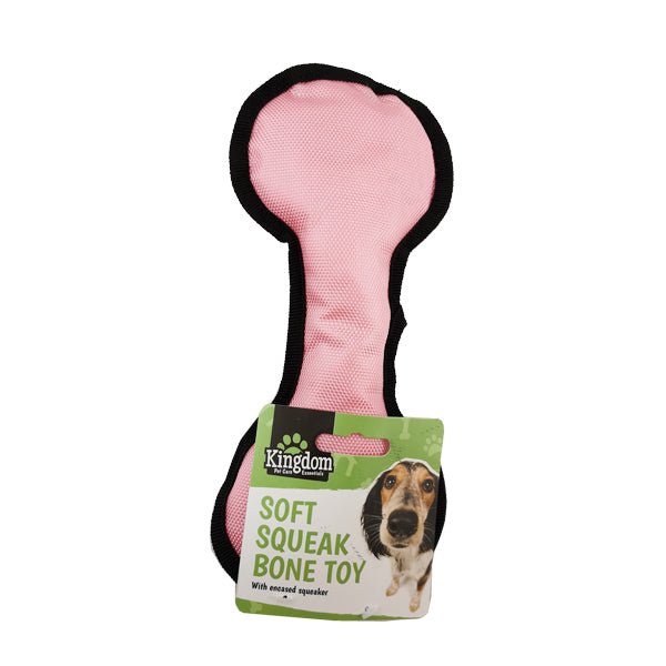 Kingdom Soft Squeak Bone Toy - EuroGiant