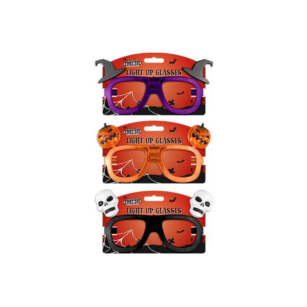 Light Up Novelty Halloween Glasses - EuroGiant