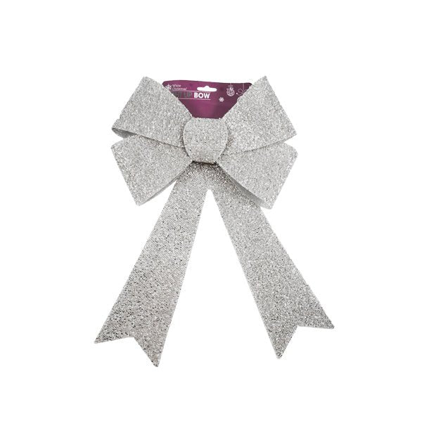 Light Up Tinsel Bow B/o - EuroGiant