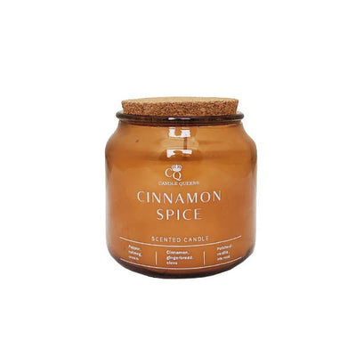 Luxury Candle Cork Lid Cinnamon Spice - EuroGiant