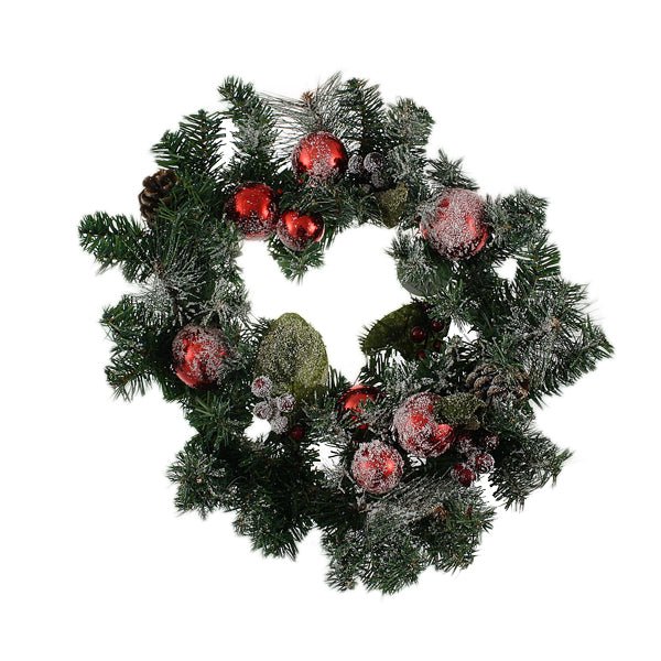 Luxury Christmas Wreath 18 Inch Xm54652 - EuroGiant