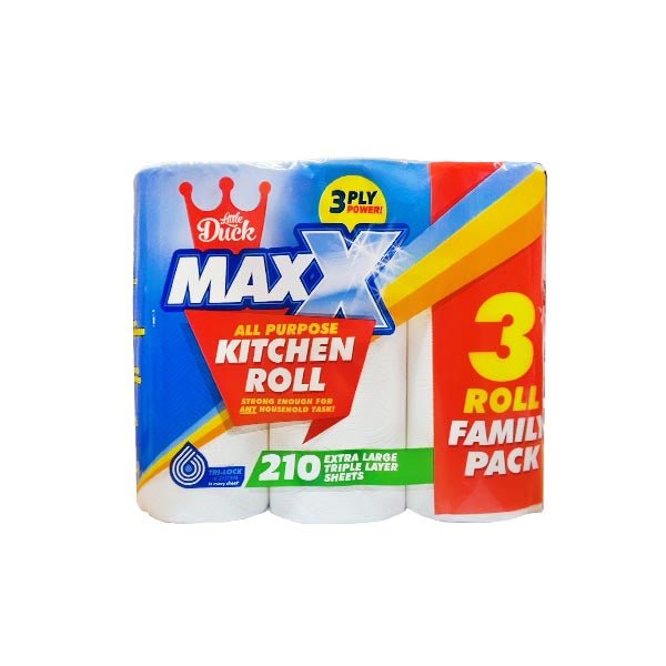 Maxx All Purpose Kitchen Roll 3 Pack - EuroGiant
