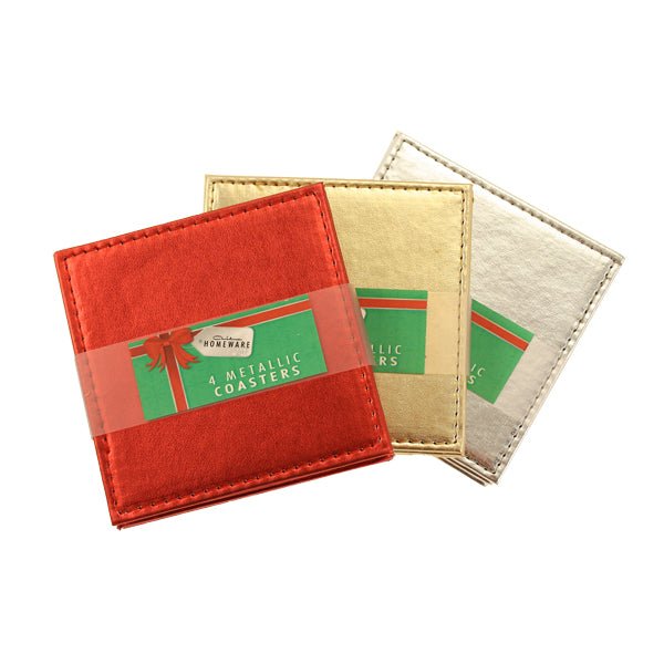 Metallic Coaster 4 Pk - EuroGiant