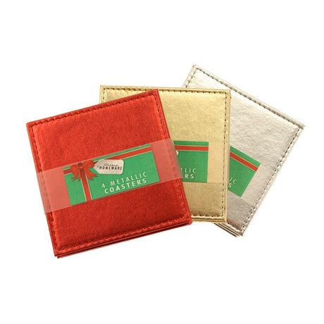 Metallic Coaster 4 Pk - EuroGiant