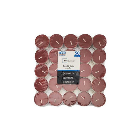 Ms Tealights 50PK Warm Apple Pie - EuroGiant