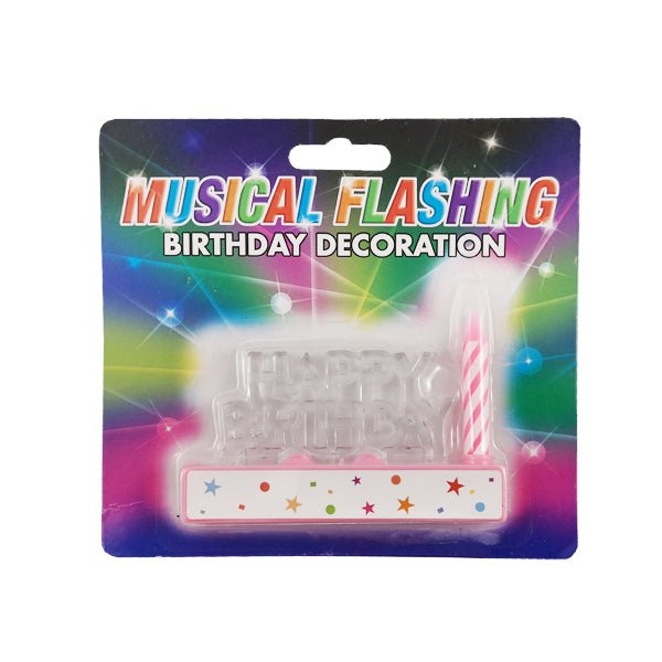 Musical Flashing Birthday Decoration - EuroGiant