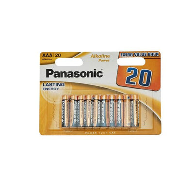 Panasonic Alkaline Aaa Battery 20 Pack - EuroGiant