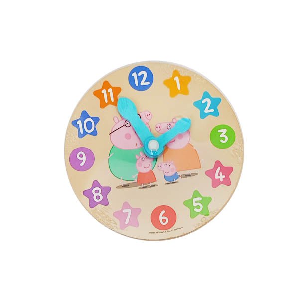 Peppa pig hot sale wooden clock