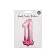 Pink Foil Number Balloon 65cm - EuroGiant