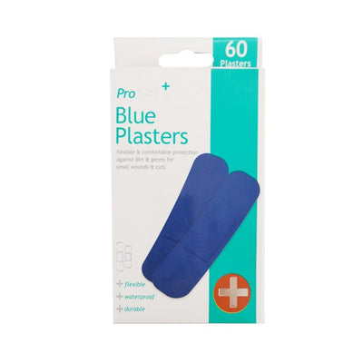 Pro Plast Blue Plasters 60 Pk - EuroGiant