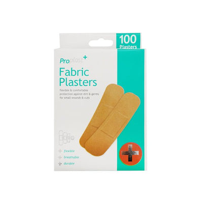 Pro Plast Fabric Plasters 100 Pack - EuroGiant