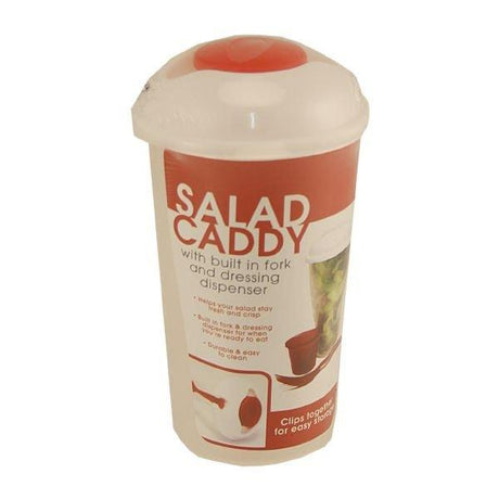 Salad Caddy With Fork & Dispenser - EuroGiant