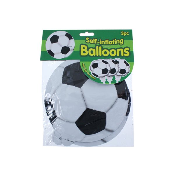 Self Inflating Balloon Football 3 Pk - EuroGiant