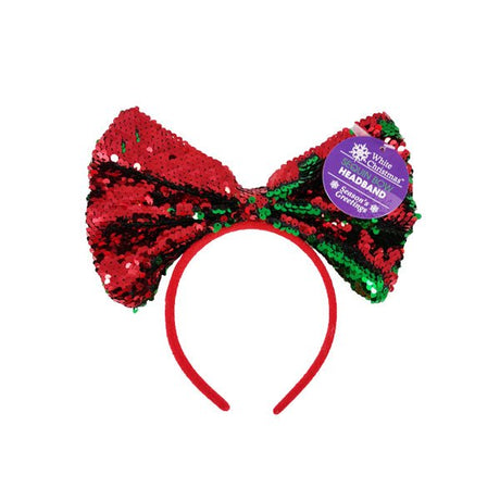 Sequin Bow Headband - EuroGiant