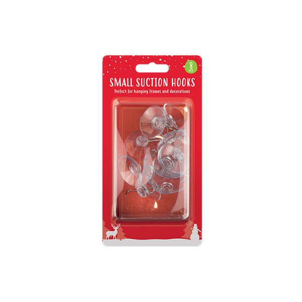 Small Suction Hooks 8 Pack - EuroGiant