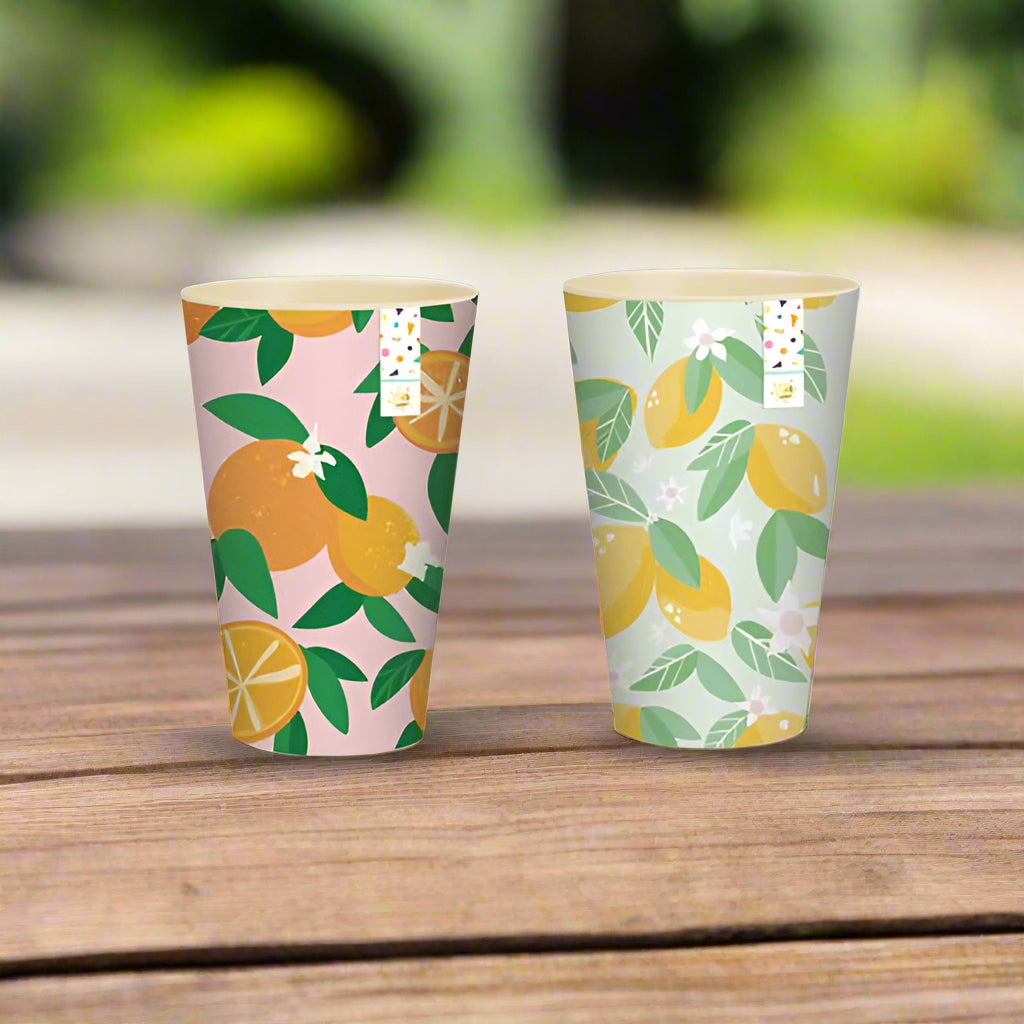 Summer Days Fruit Bamboo Tumbler - EuroGiant