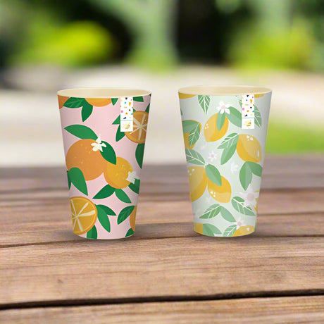 Summer Days Fruit Bamboo Tumbler - EuroGiant