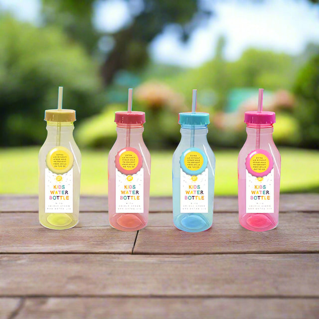 Summer Days Kids Water Bottle & Straw - EuroGiant