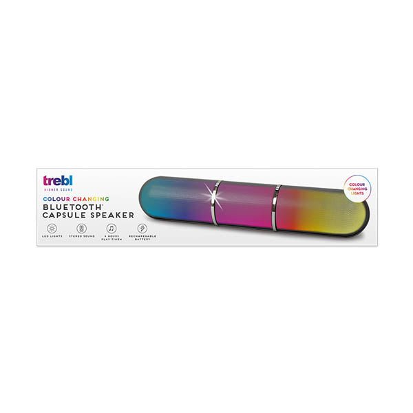 Trebl Colour Changing Capsule Speaker – EuroGiant