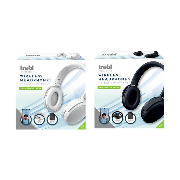 Trebl Wireless Headphones Foldable – EuroGiant