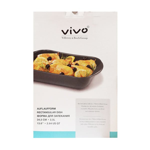 Vivo Oven Dish 34.5 2.5 Litre - EuroGiant