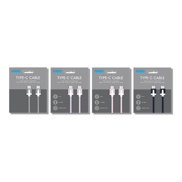 Zenso Type C Flat Cable 1 Metre - EuroGiant
