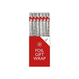 (4 pack) Christmas Foil Wrap Roll Silver 2M - EuroGiant