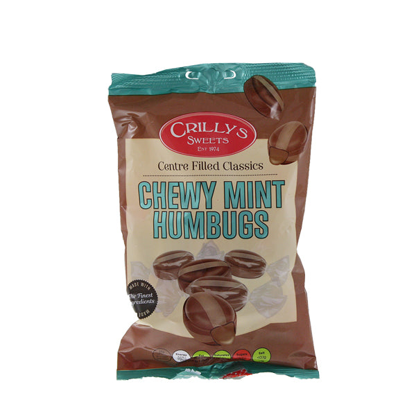 Crillys Chewy Mint Humbugs 130g