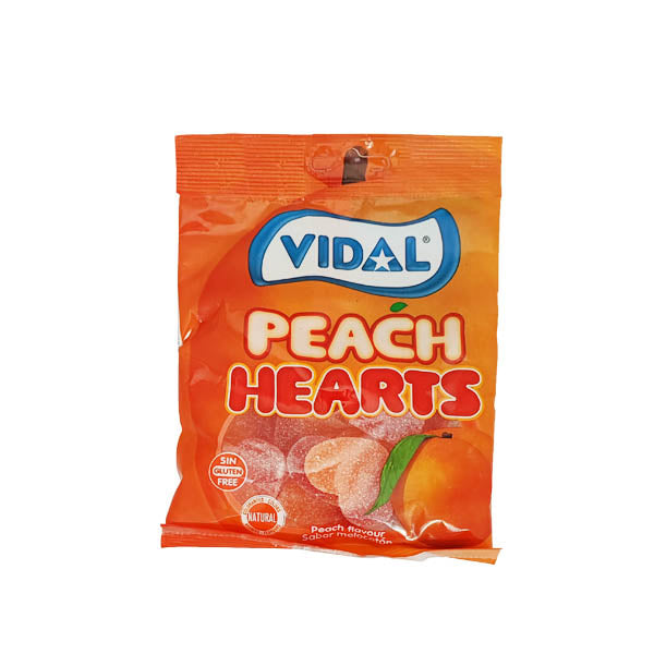 VIDAL PEACH HEARTS 90G