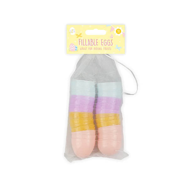 Easter Fillable Eggs 12 Pack