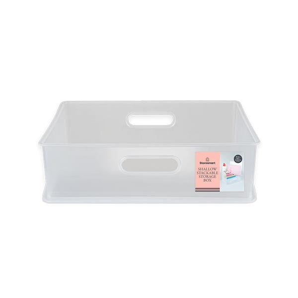 Storesmart Shallow Stackable Storage Box