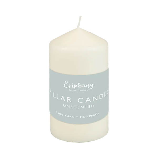 Epiphany Unscented Pillar Candle 50 Hr