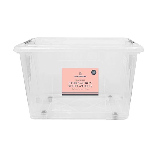 Storesmart Storage Box With Wheels 32L