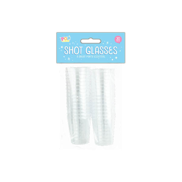 Pop Party Shot Glasses 30 Pack