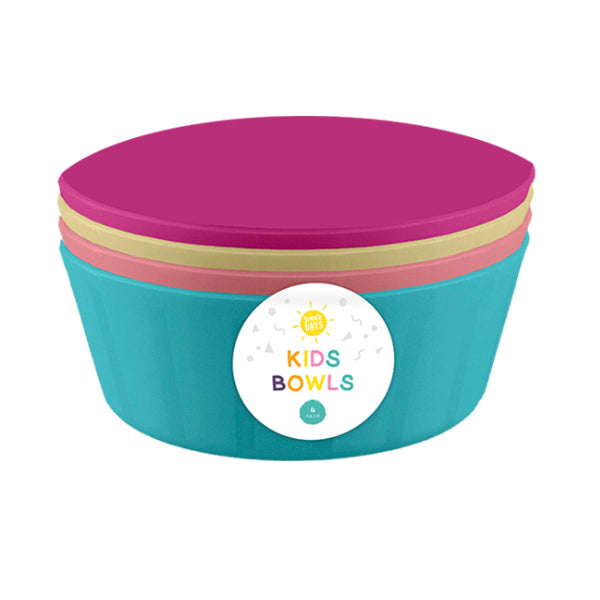 Summer Days Kids Bowls 4 Pack