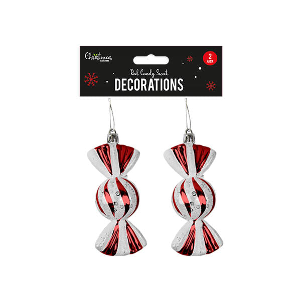 Red Candy Sweet Decorations 2 Pack