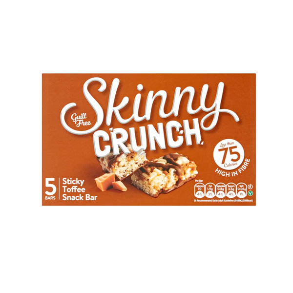 Skinny Crunch Sticky Toffee 5 Pack