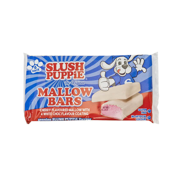 Slush Puppie Cherry Mallow Bars 6 Pk